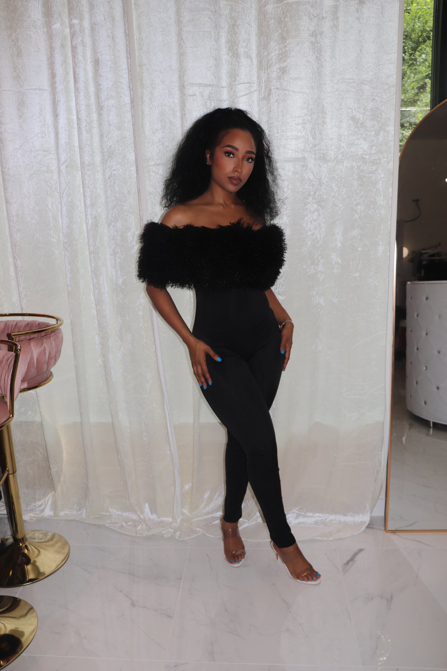 Fuzzy Affair Jumpsuit